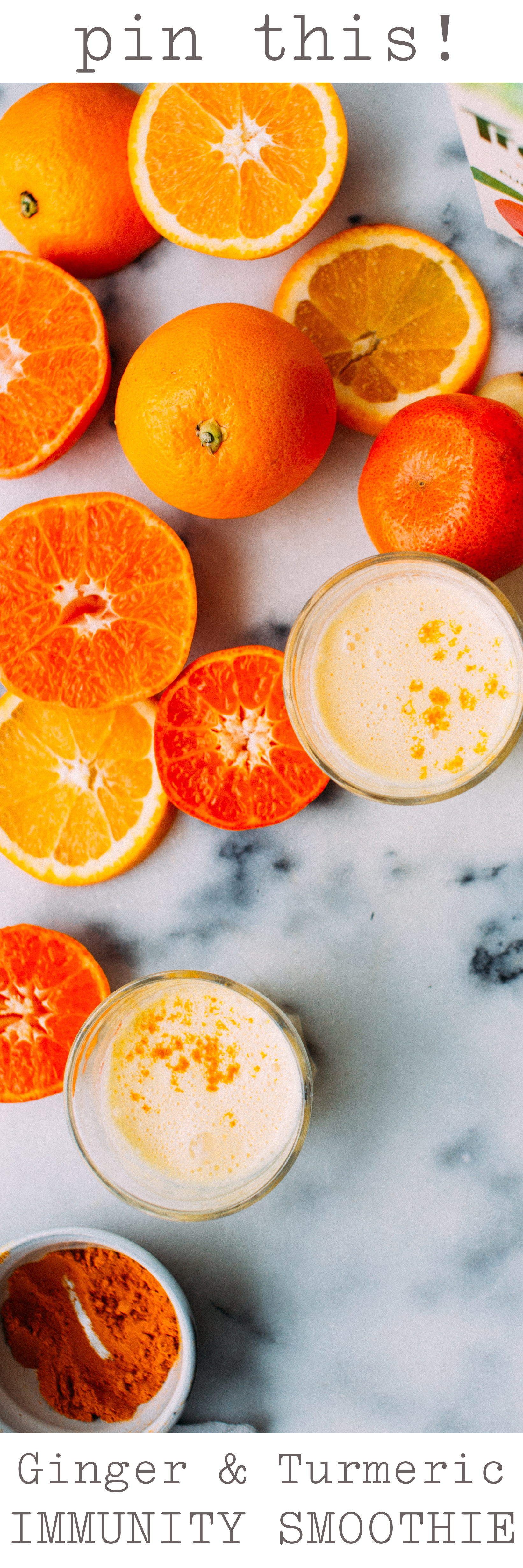 Ginger-Turmeric Immunity Smoothie