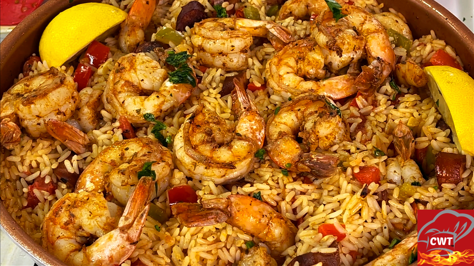 Cajun-Style Shrimp and Andouille Skillet