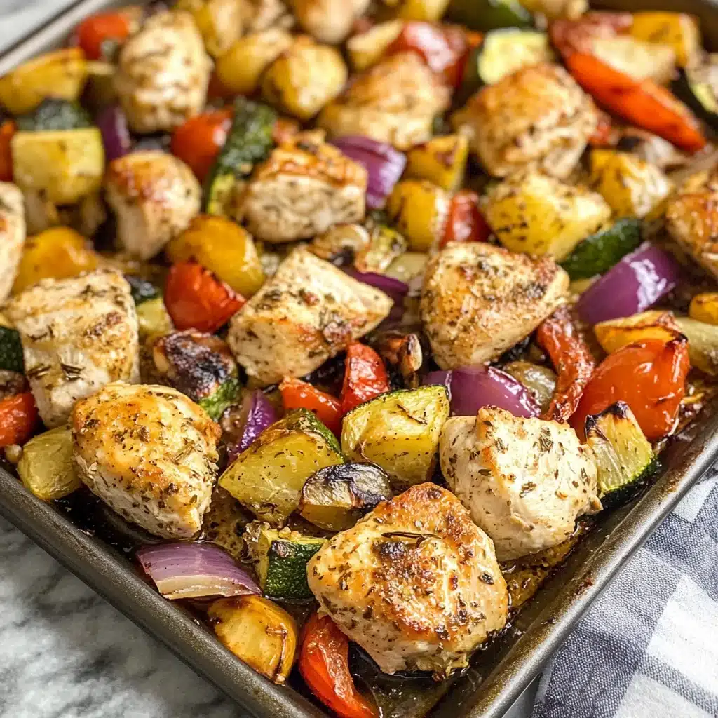 Herb-Roasted Chicken & Veggie Sheet Pan