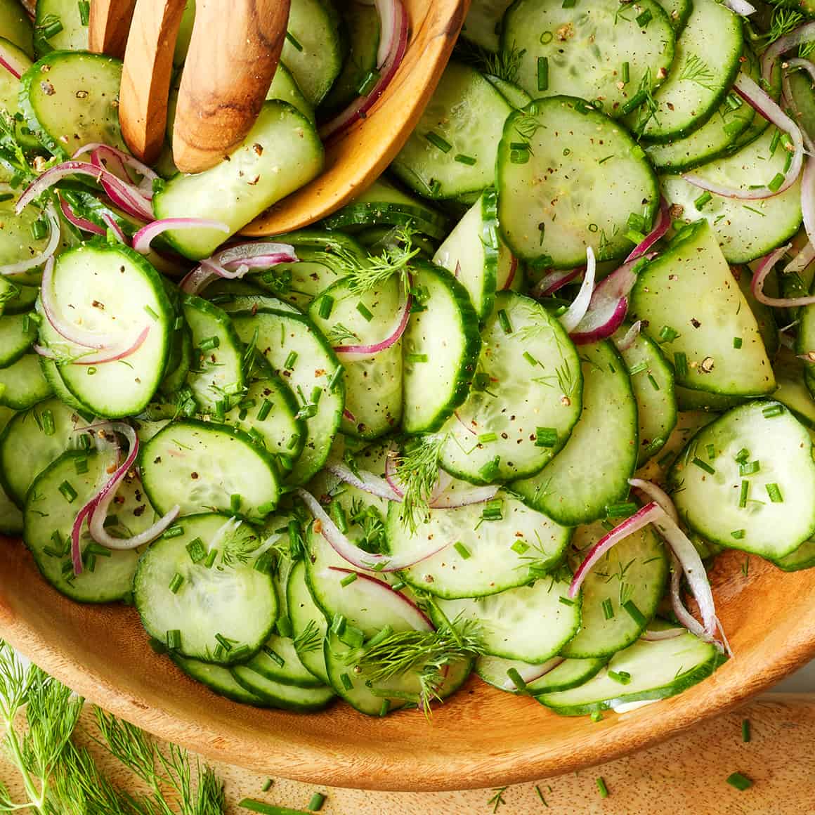 Hydrating Cucumber-Mint Salad with Lemon Vinaigrette