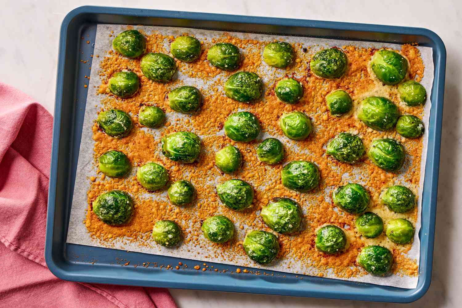 Crispy Parmesan Brussels Sprouts