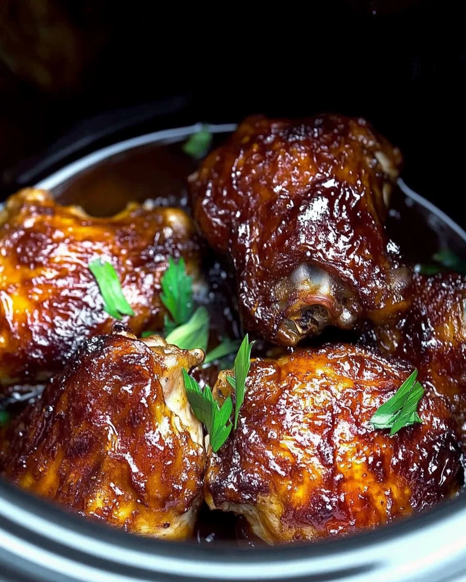 Crock Pot Apple-Sage Chicken Thighs