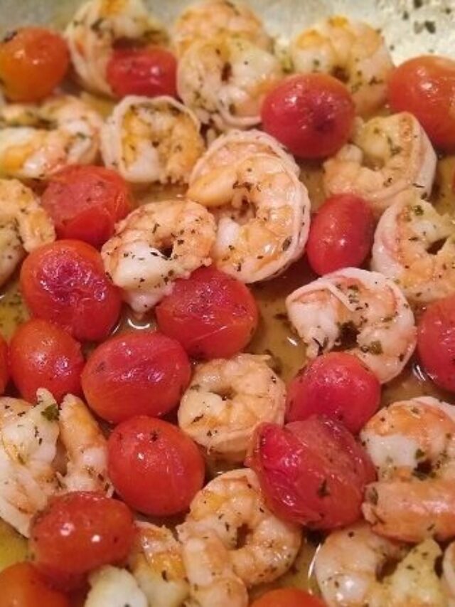 One-Pan Lemon Herb Shrimp with Cherry Tomatoes