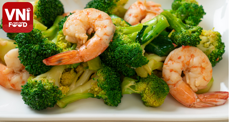 Stir-Fried Shrimp and Broccoli