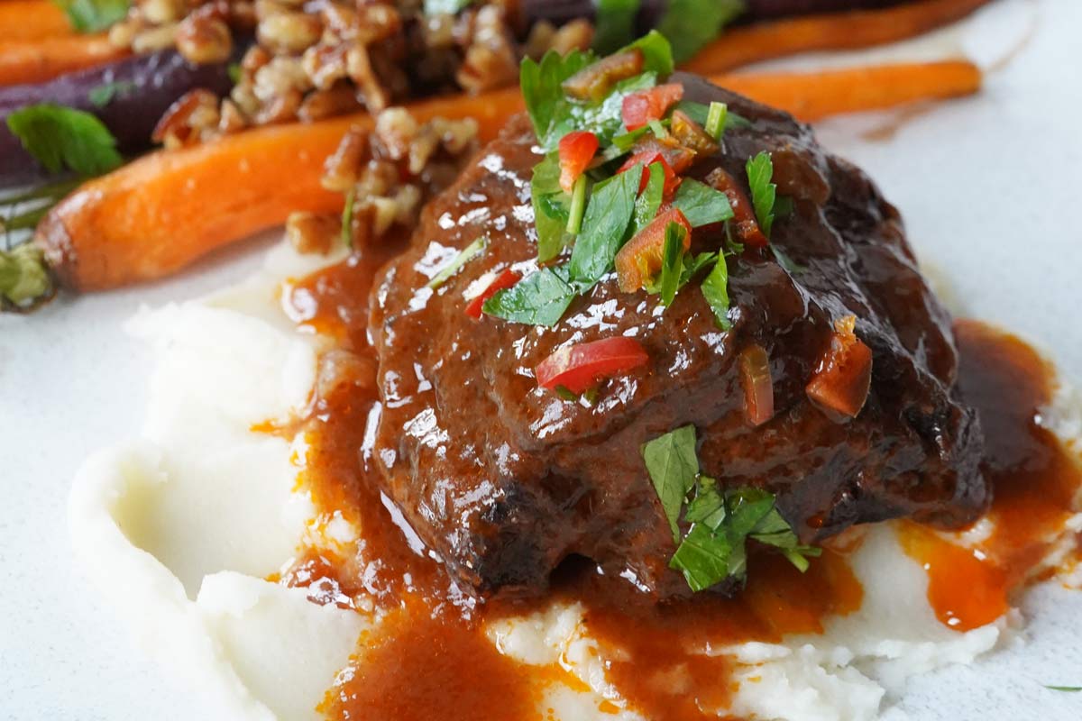 House-Smoked Beef Short Ribs with Maple-Apple Glaze