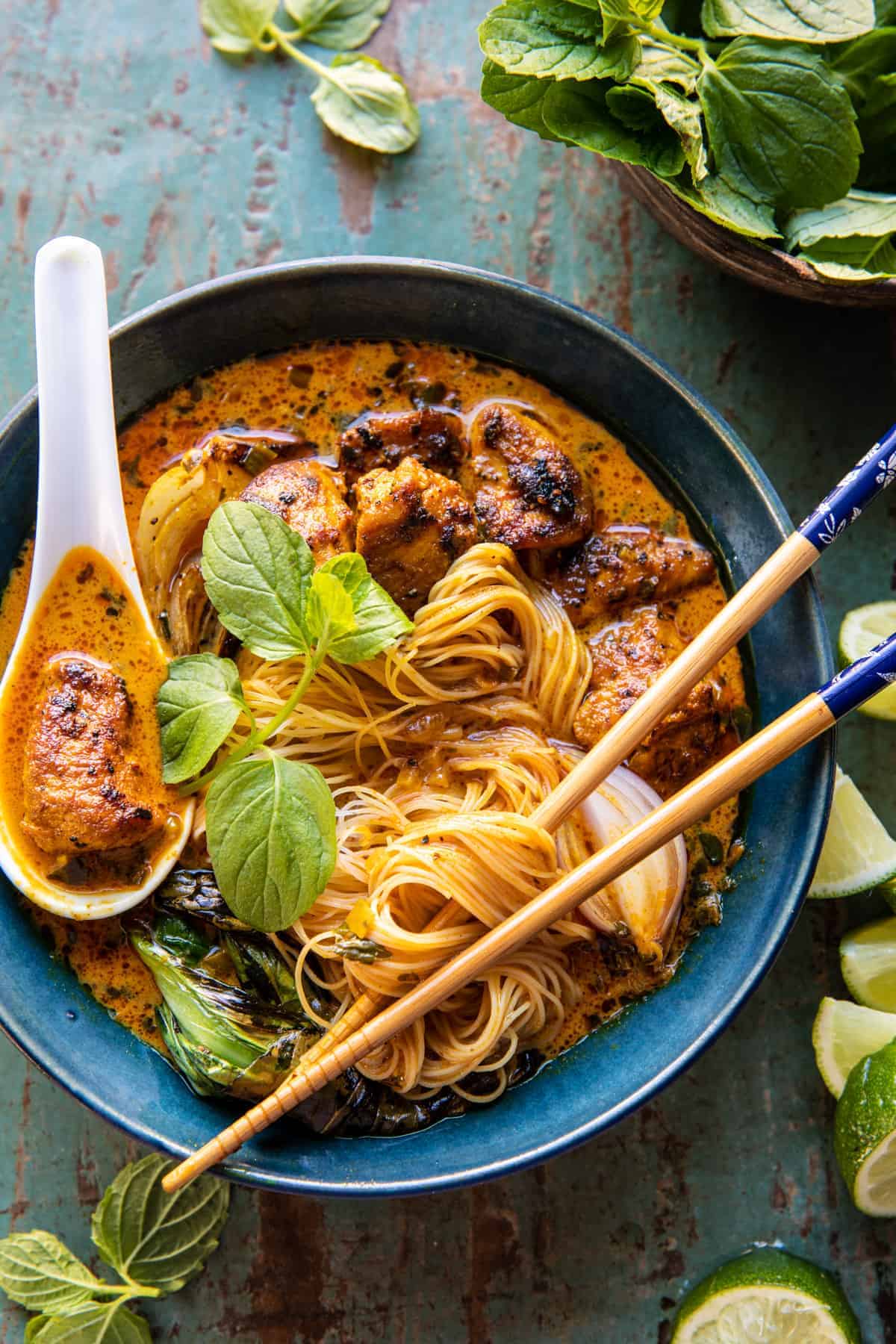 Turmeric-Ginger Chicken & Zucchini Noodles