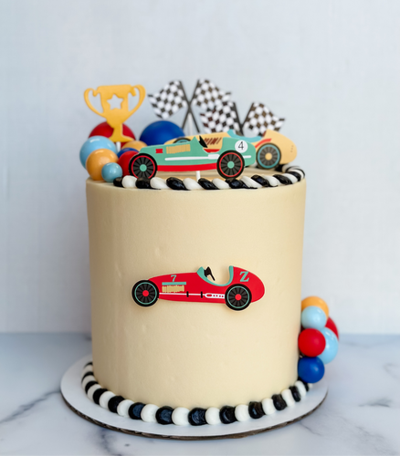 Retro Rally Cake