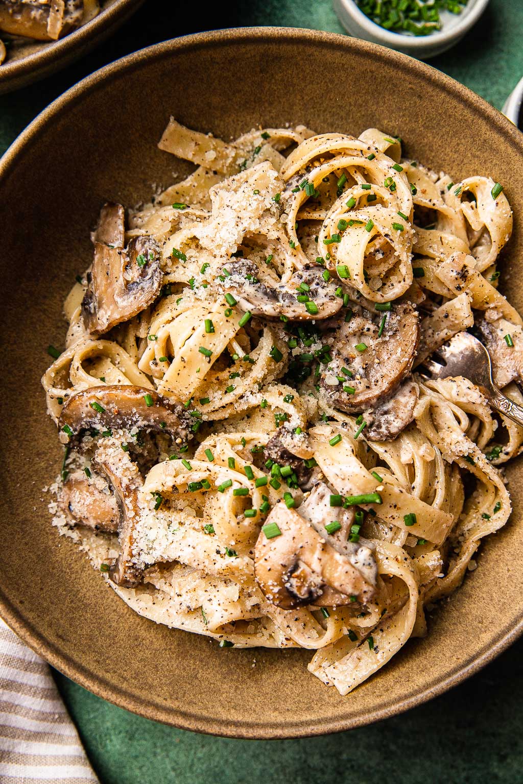 Truffle-Infused Mushroom & Parmesan Pasta