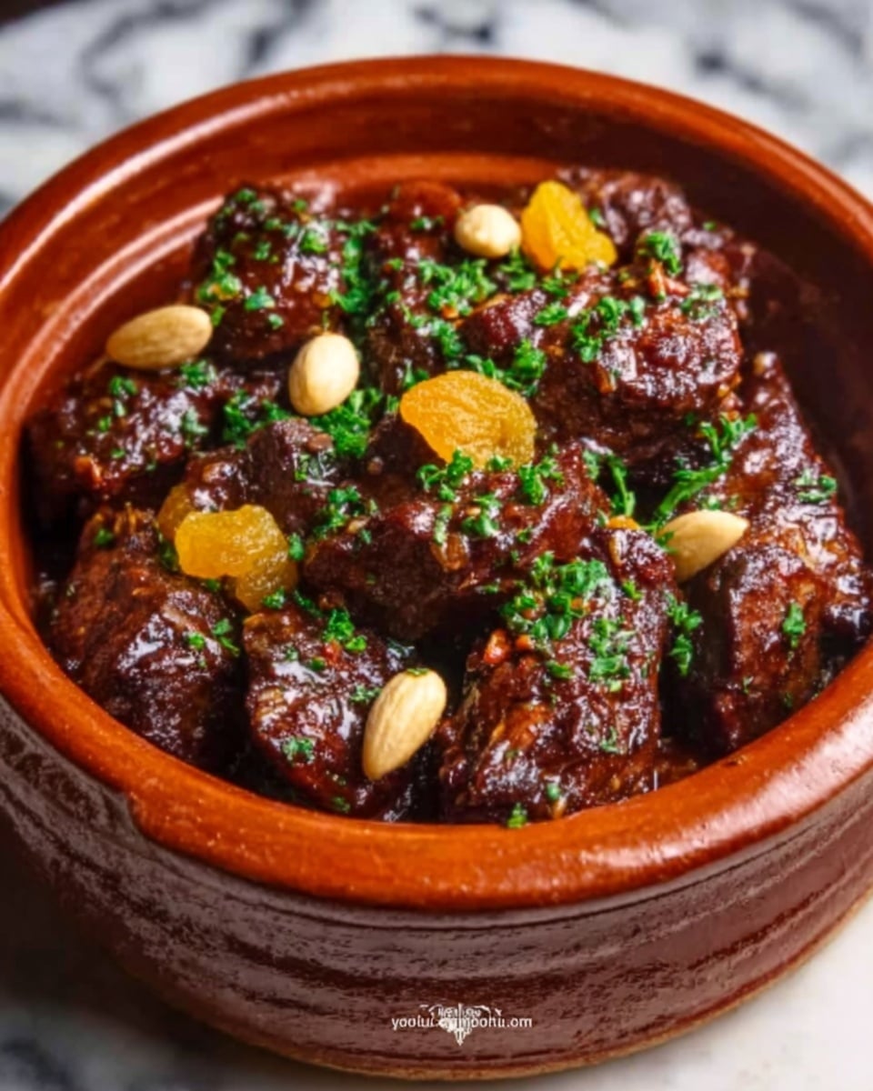 North African Lamb Tagine with Apricots & Almonds