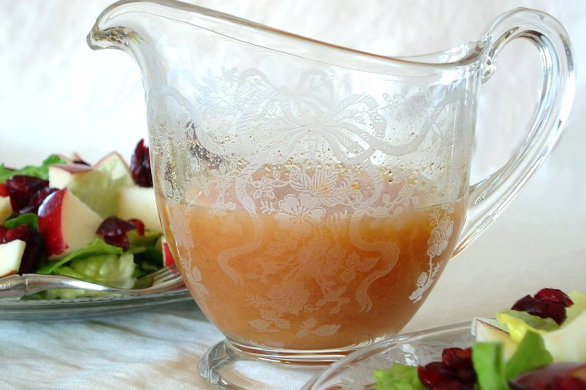 Half-and-Half Vinaigrette Salad Dressing