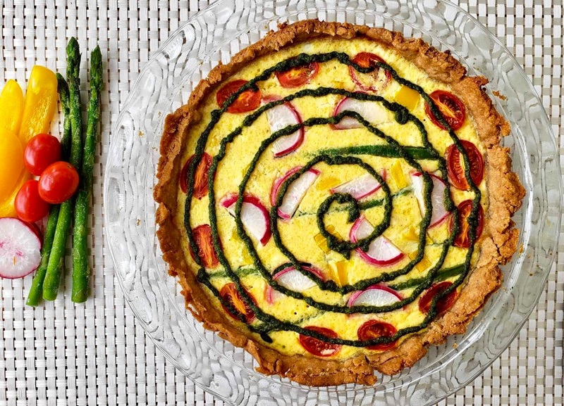 Lemon-Herb Spring Vegetable Tart