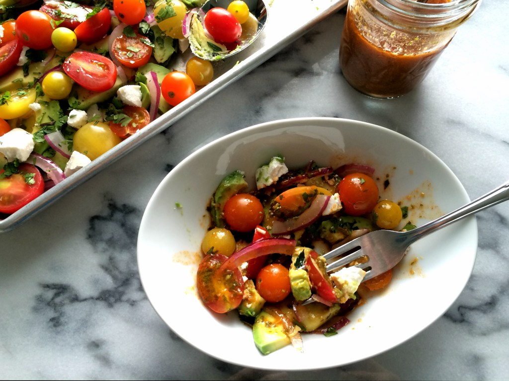 Avocado-Tomato Salad with Lime Vinaigrette