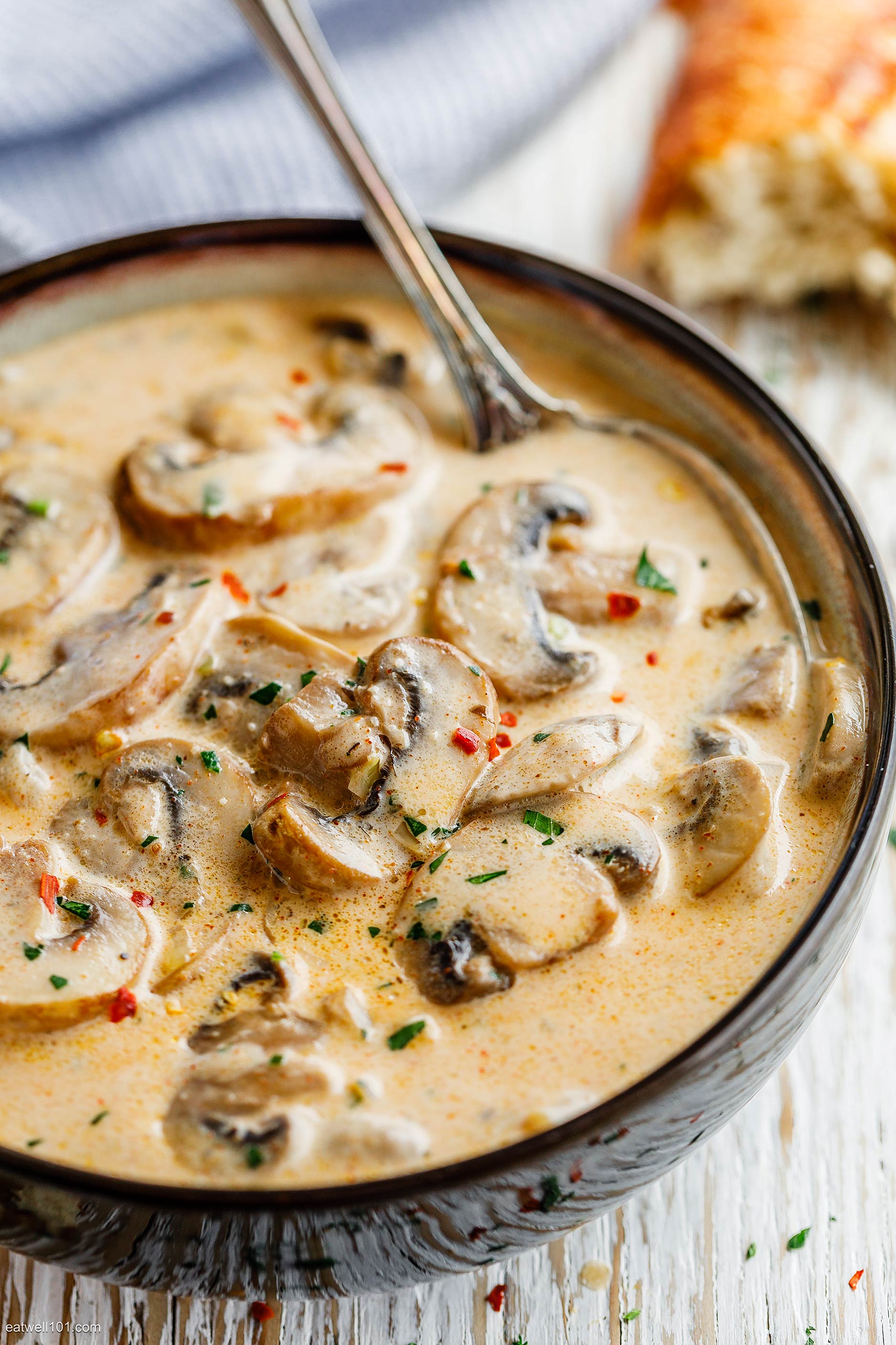 BON-Approved Creamy Mushroom Soup