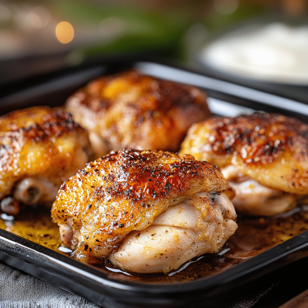 Best Crispy Oven-Baked Chicken Thighs
