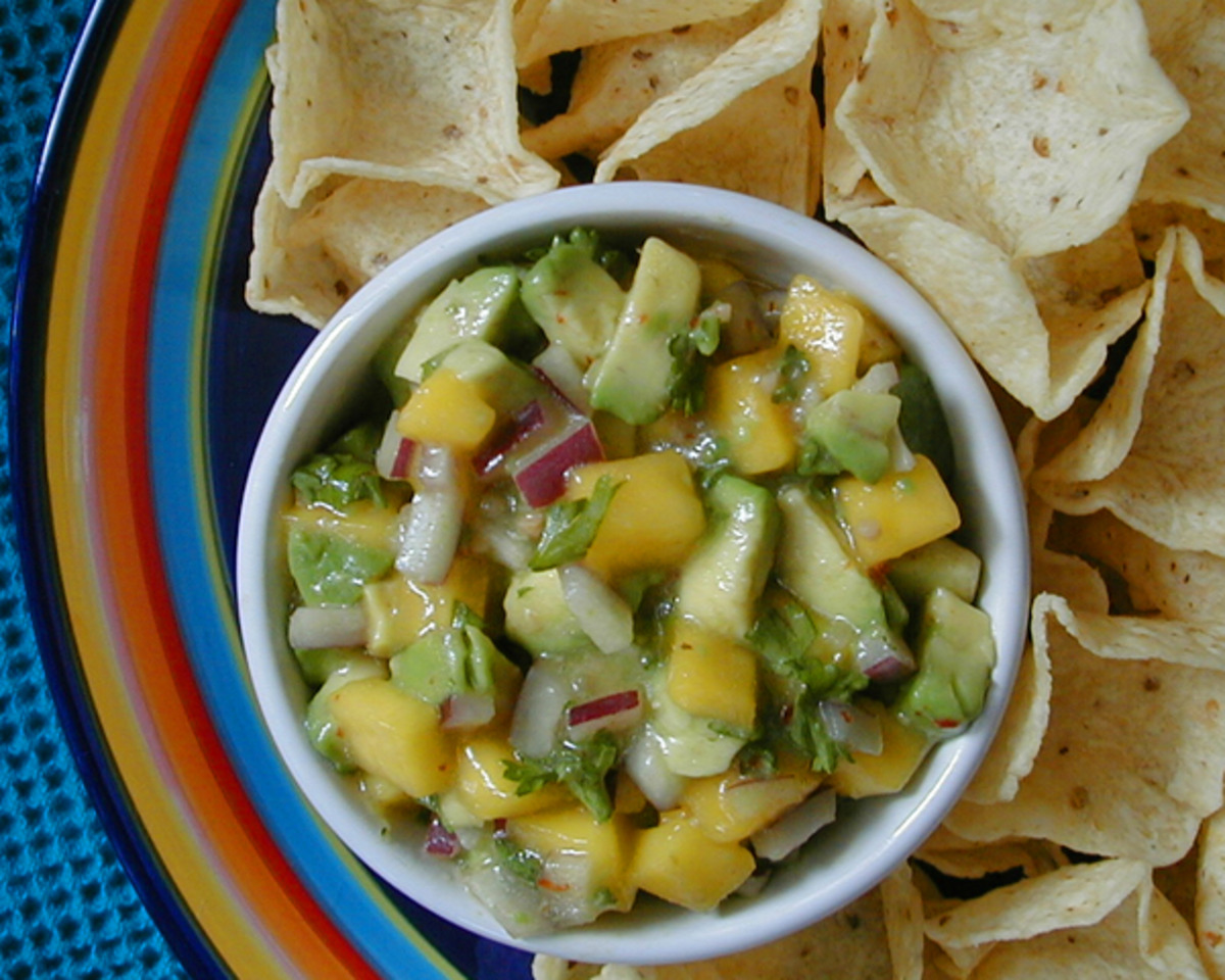 Mango-Avocado Salsa with Lime