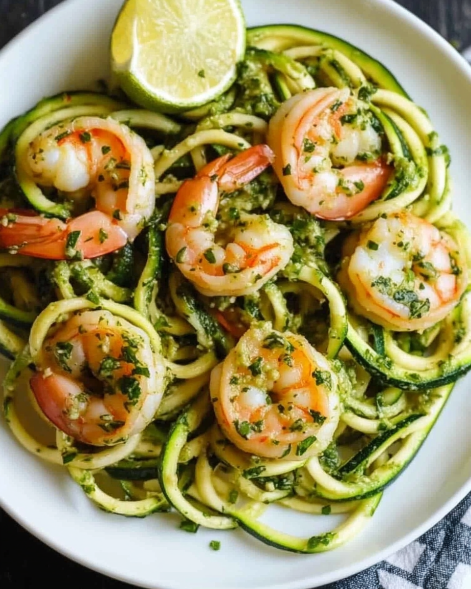 Turmeric-Ginger Shrimp with Zucchini Noodles