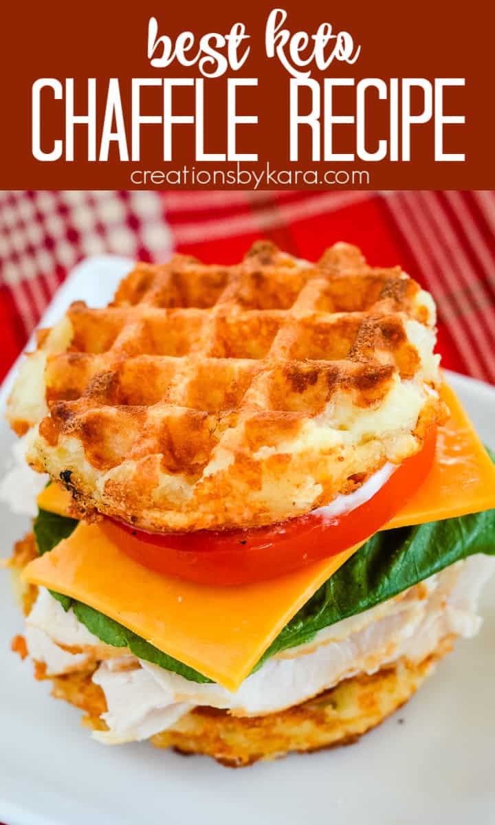 Keto Cheesy Chaffle with Smoked Salmon