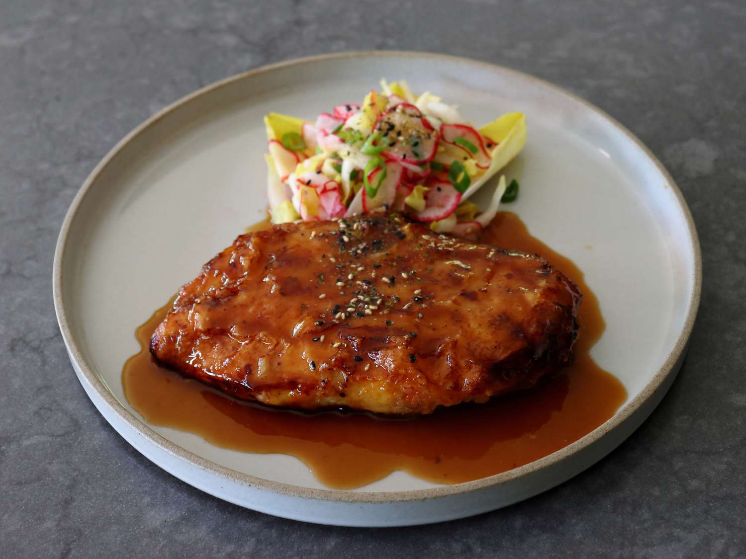 Authentic Sake-Braised Chicken with Kombu Dashi