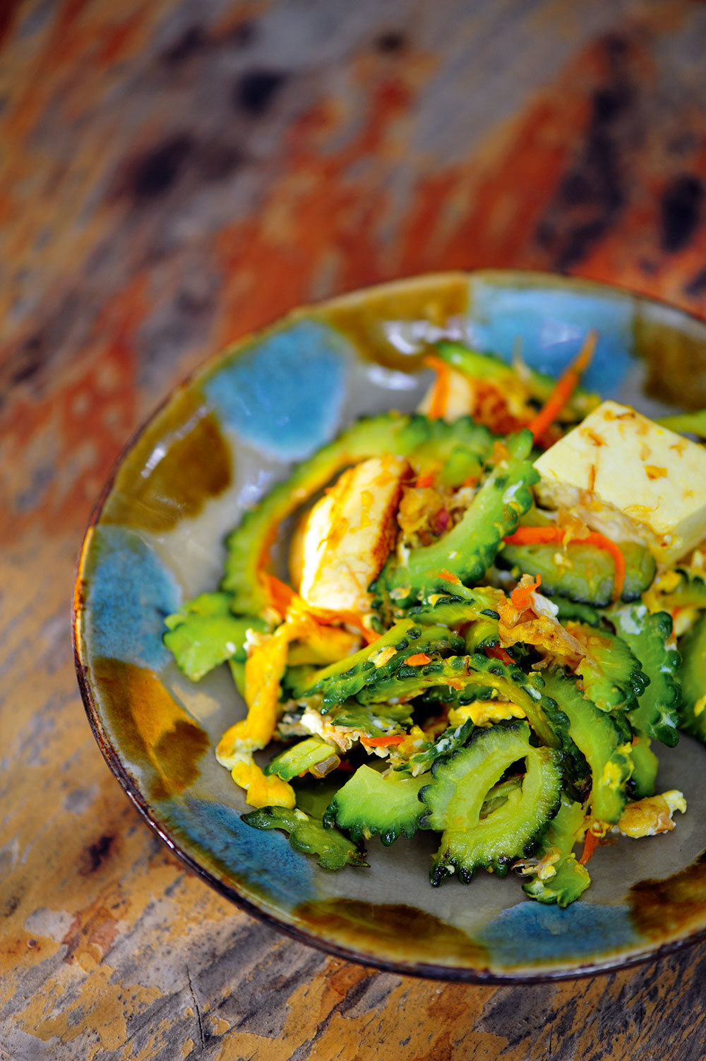 Bitter Gourd Stir-Fry with Sweet & Sour Sauce