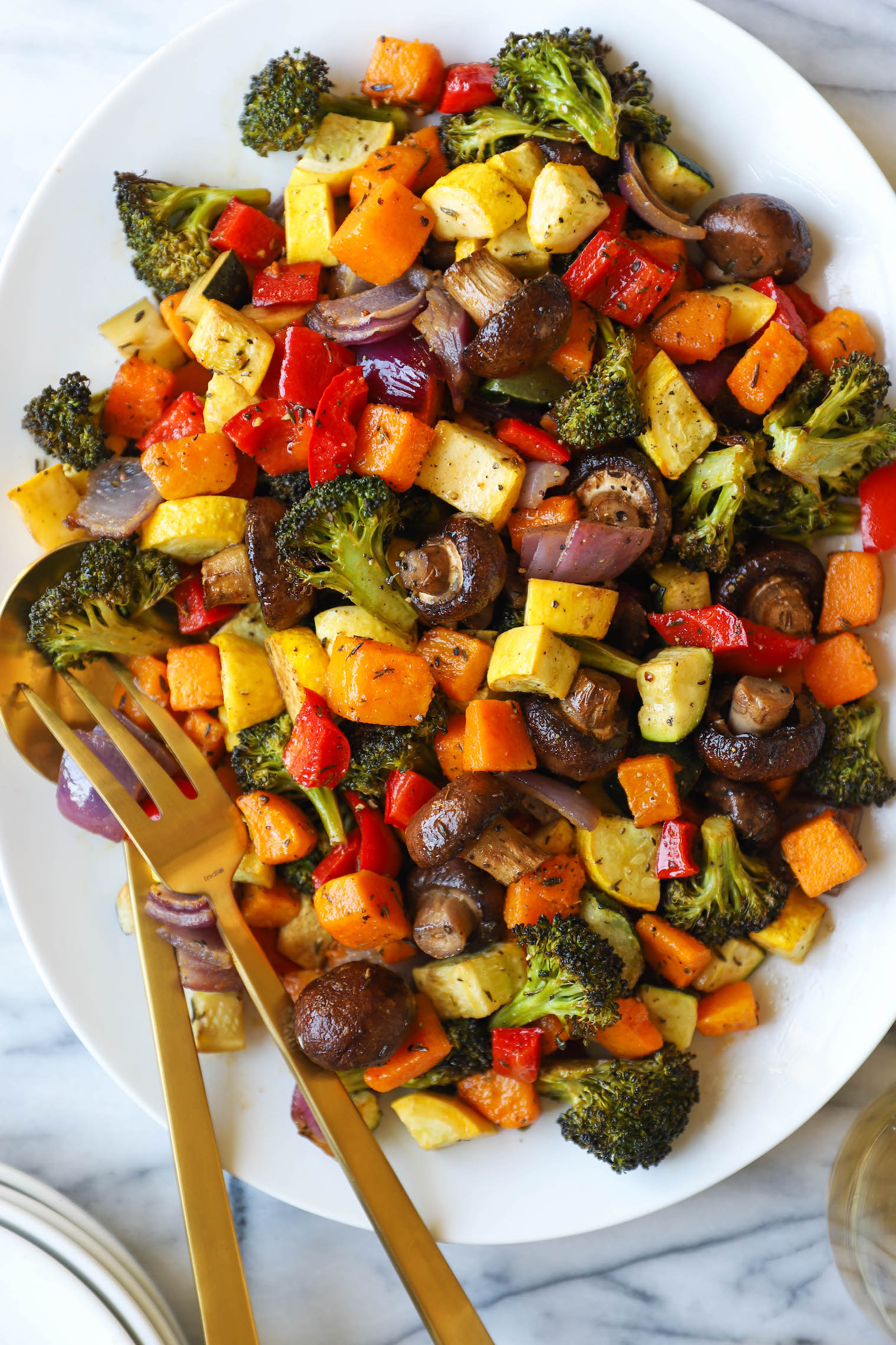 Balsamic-Glazed Roasted Vegetables with Herbs