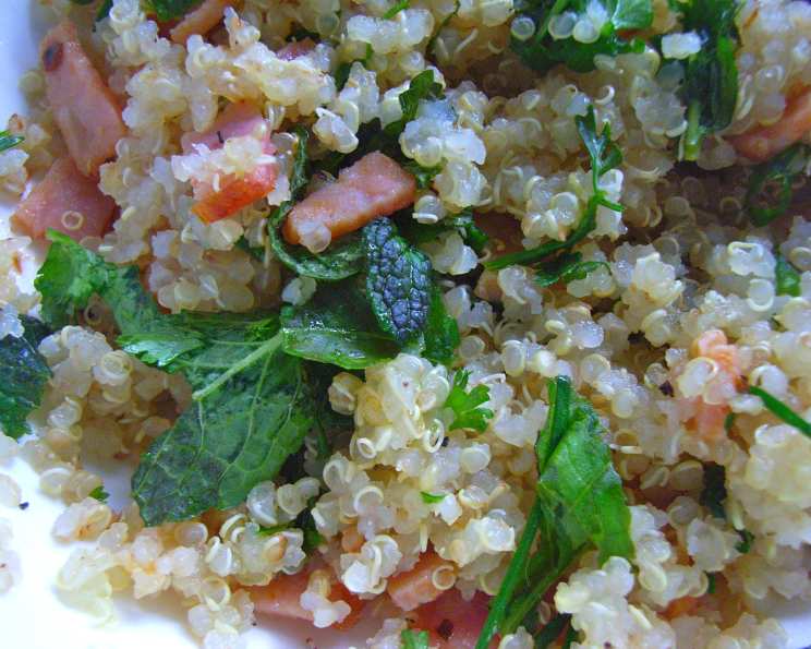 Invisible Herb Quinoa Salad