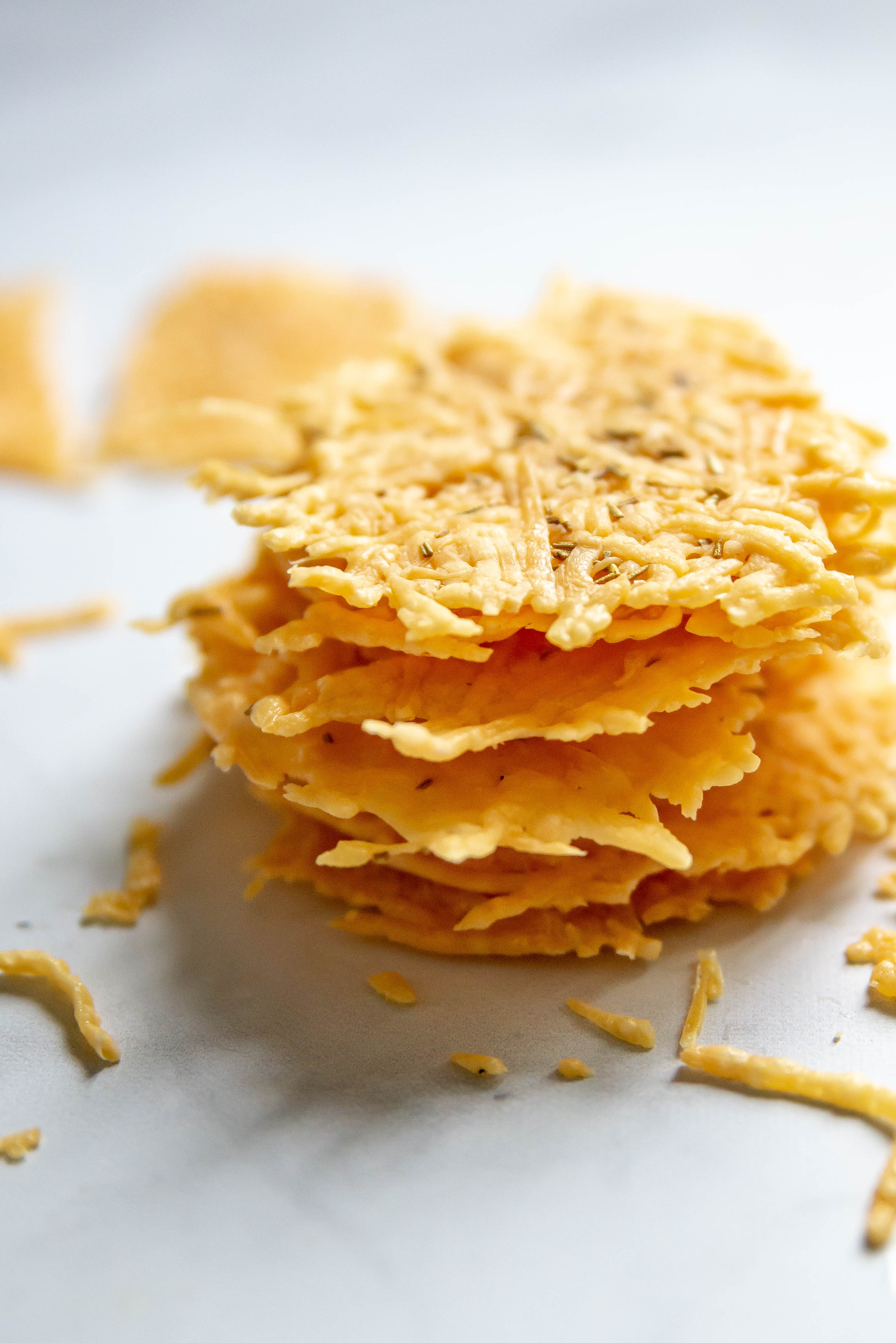 Rosemary Parmesan Crisps