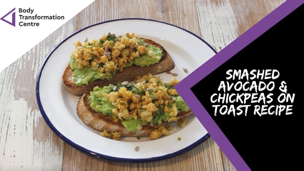 Giggly Avocado Toast with Smashed Chickpeas
