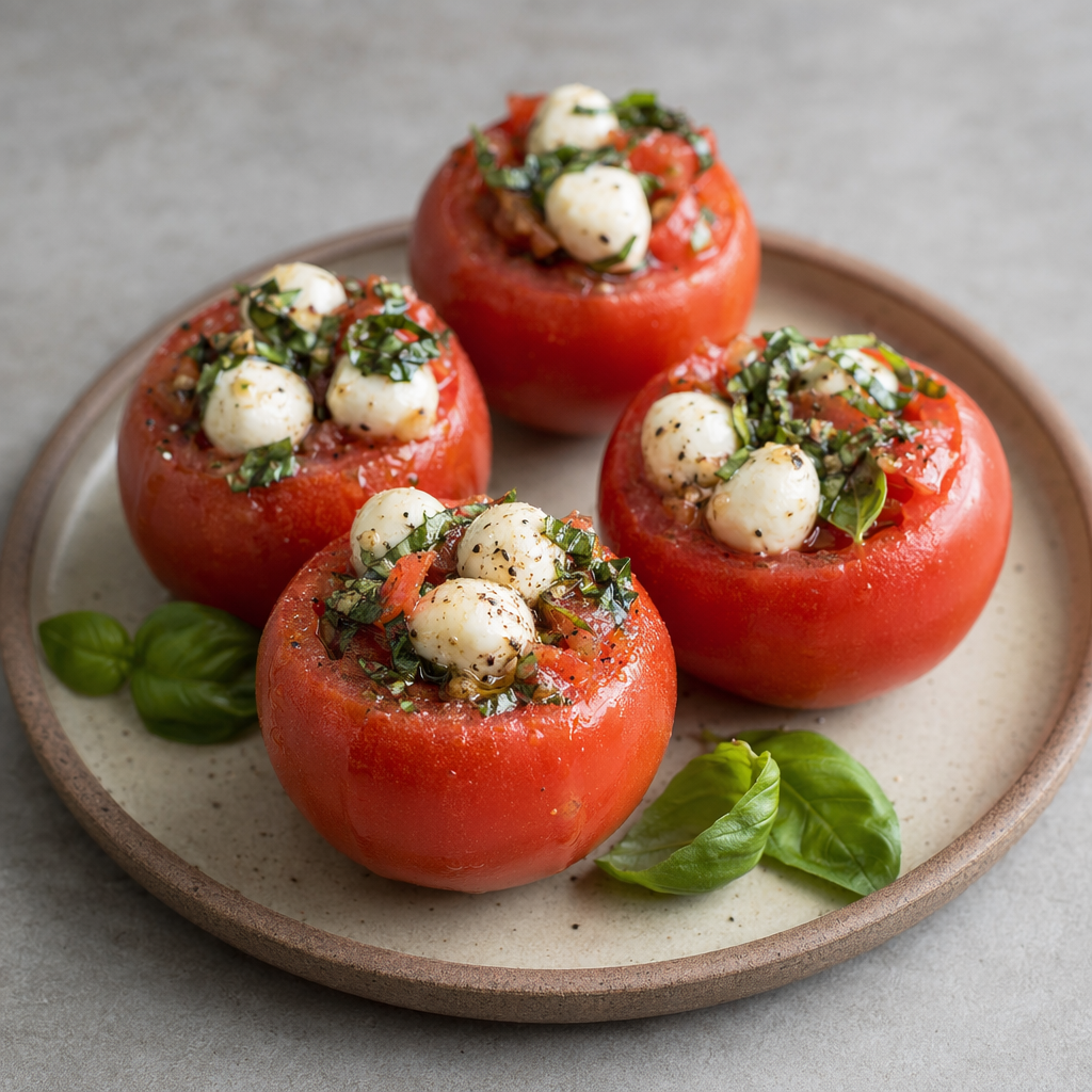 Caprese Stuffed Tomatoes