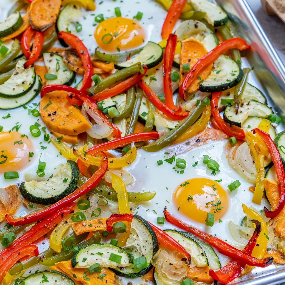 Quick Egg & Veggie Sheet Pan Bites
