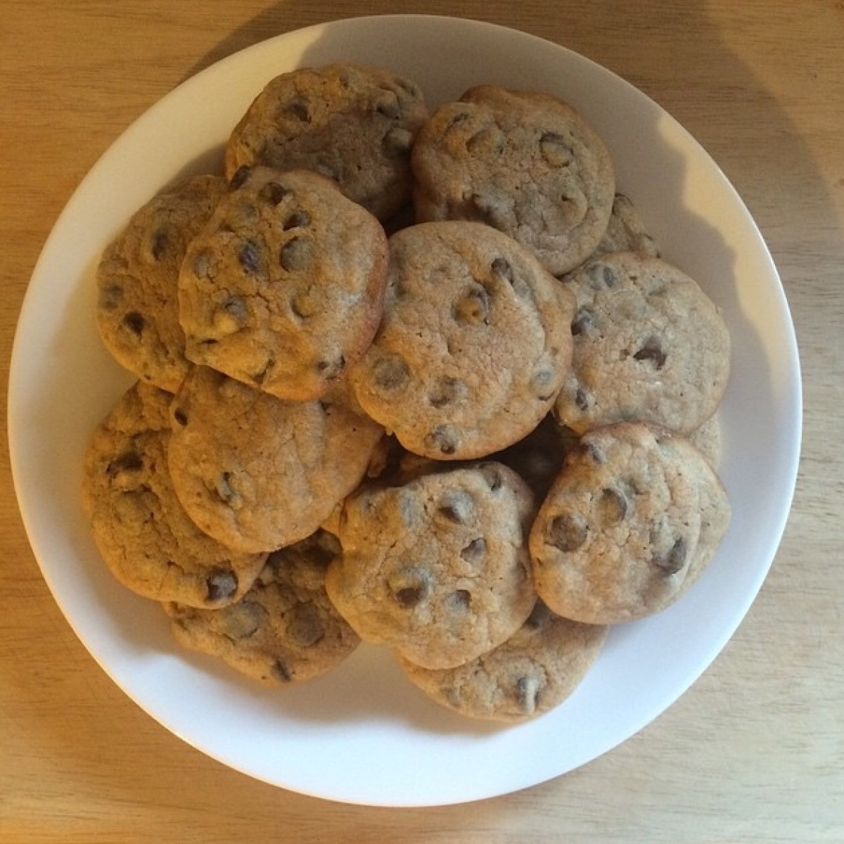 Half-Butter Chocolate Chip Cookies