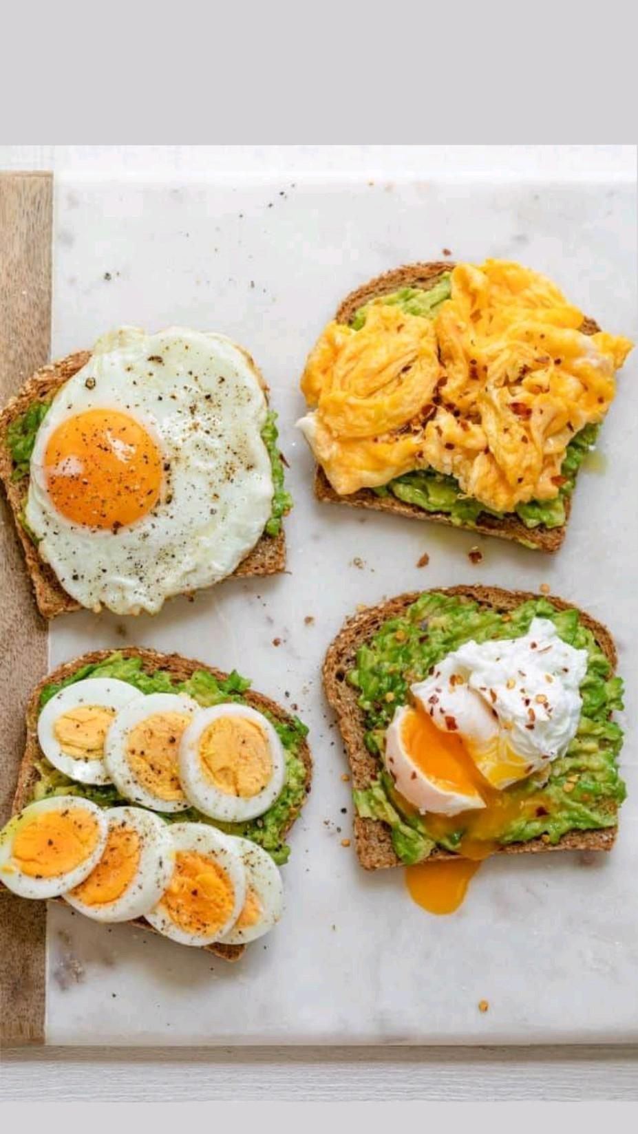 Half-Boiled Egg and Avocado Toast