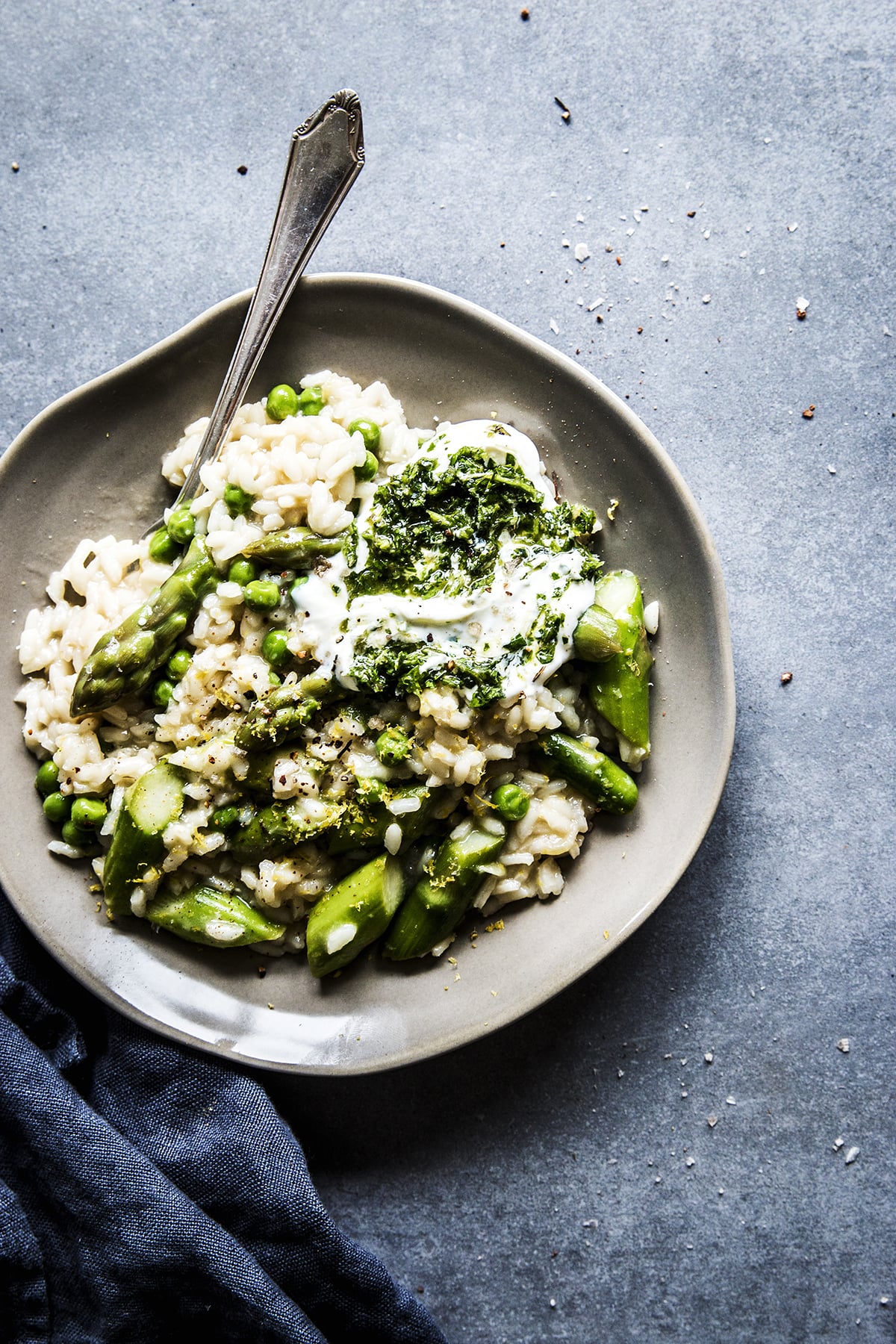 True & Genuine Lemon Risotto with Asparagus