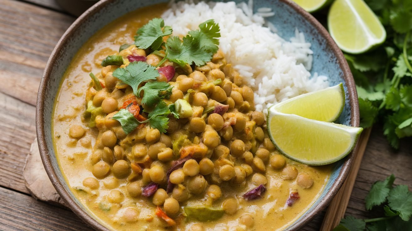 Zen-Infused Coconut Curry Lentils