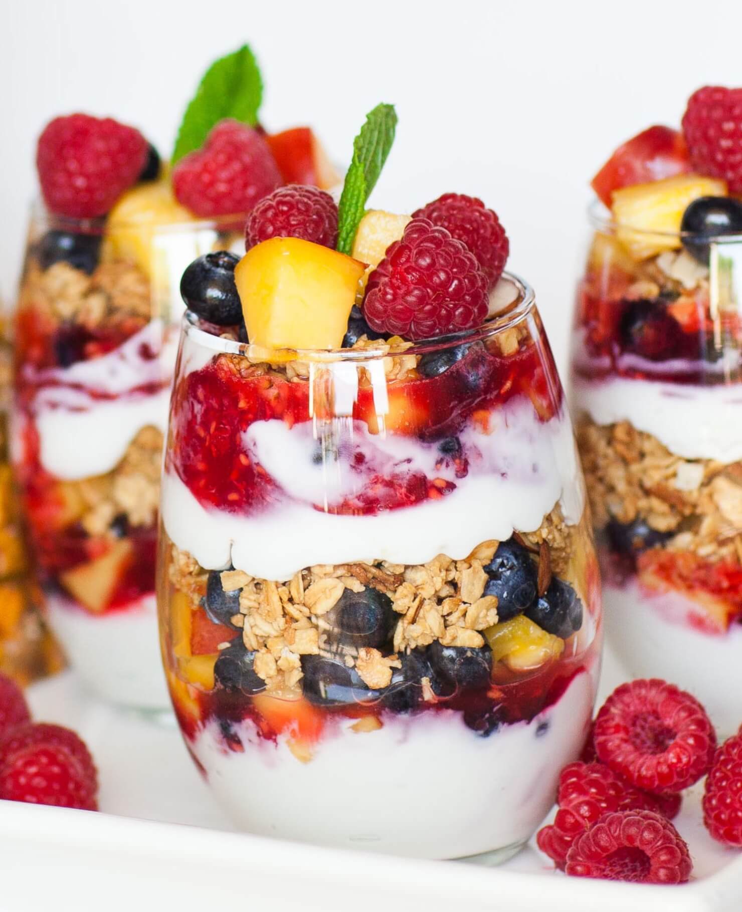Meme-Style Fruit Parfait