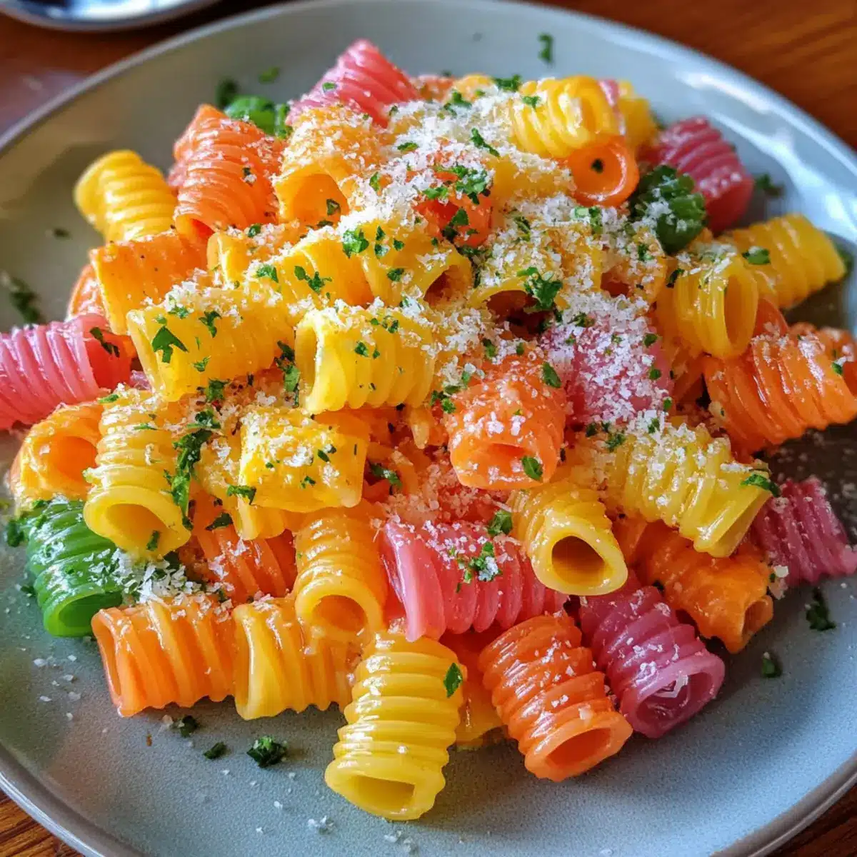 Meme-licious Rainbow Pasta