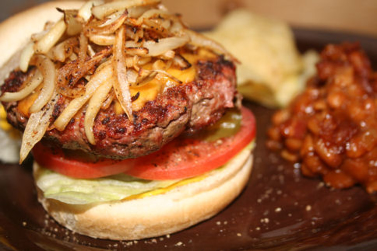 Nostalgic 90s Hamburger