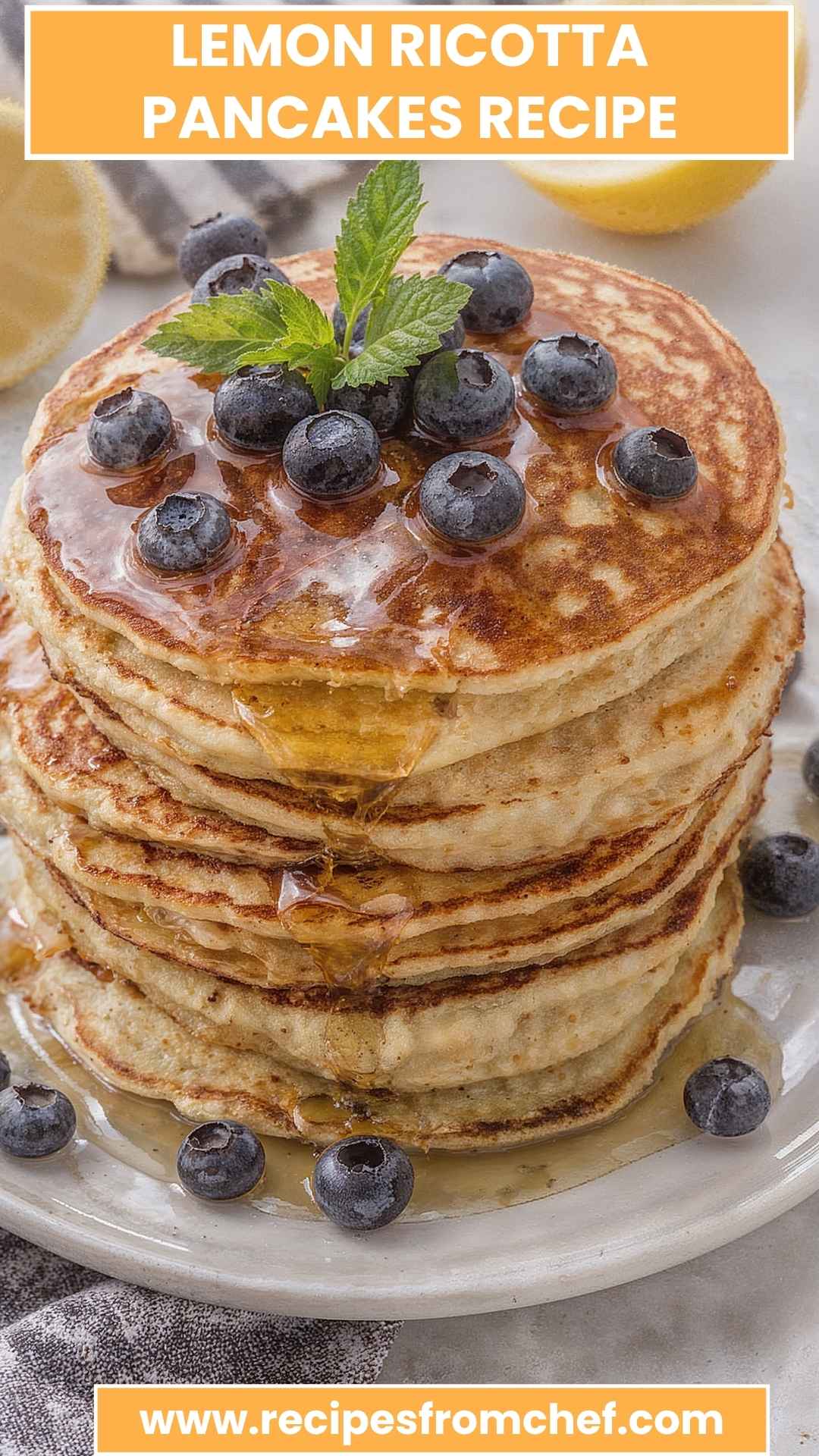 Genuine Lemon Ricotta Pancakes