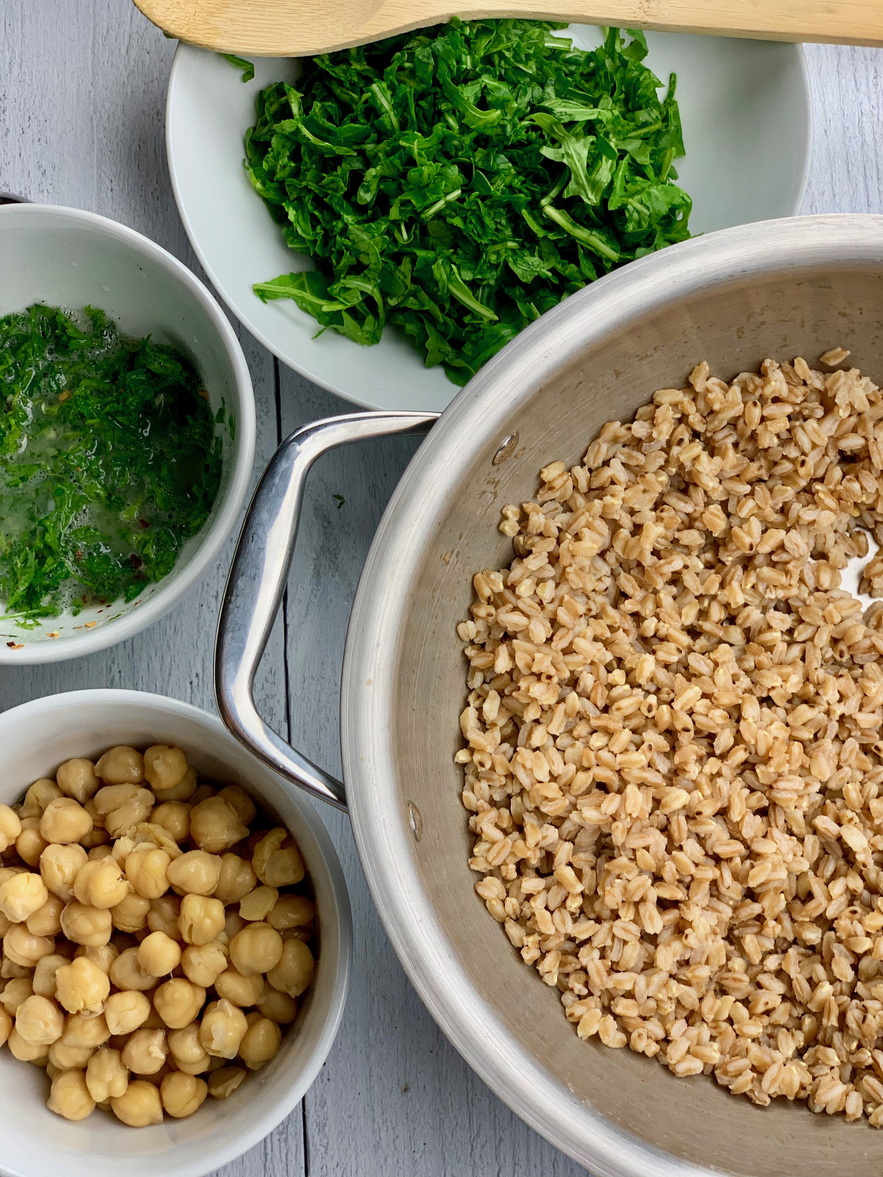 Lemon-Herb Lemon-Infused Chicken with Farro