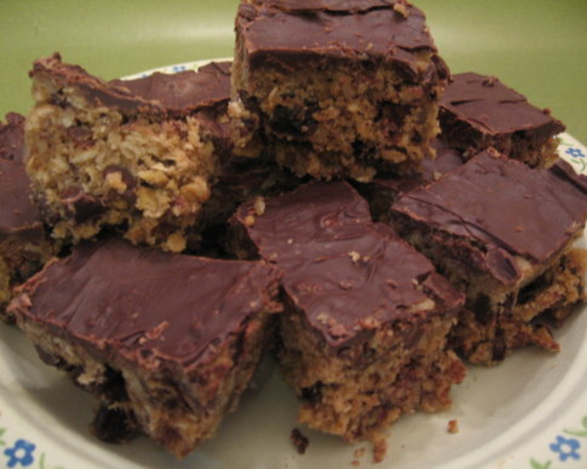 Microwave Chocolate Oatmeal Cake