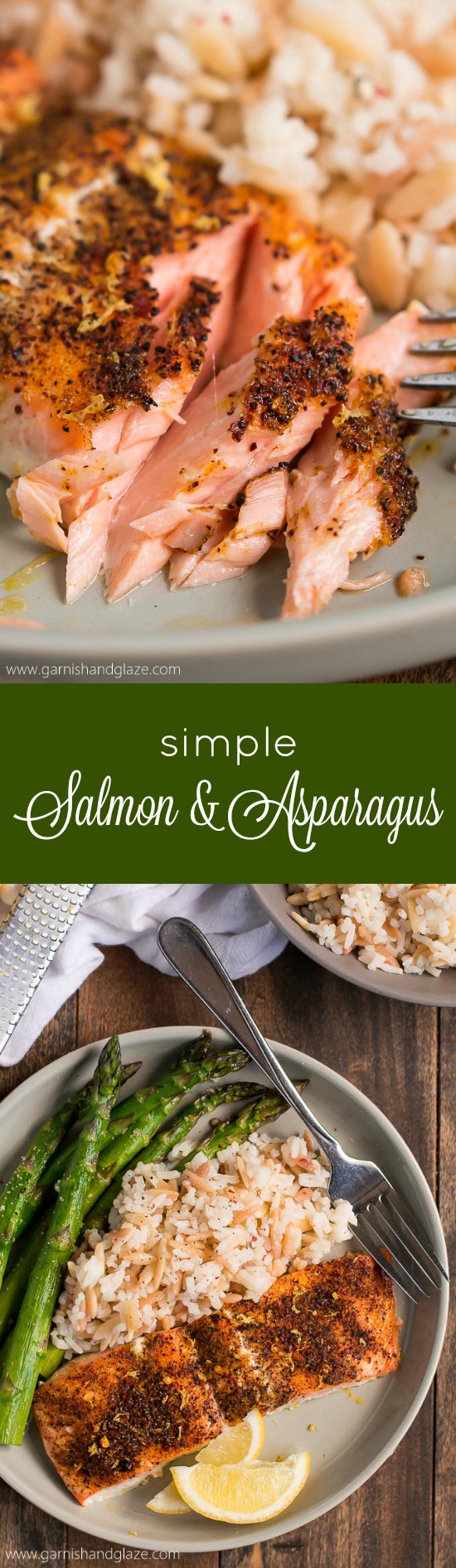 Fiscal Year Salmon with Asparagus
