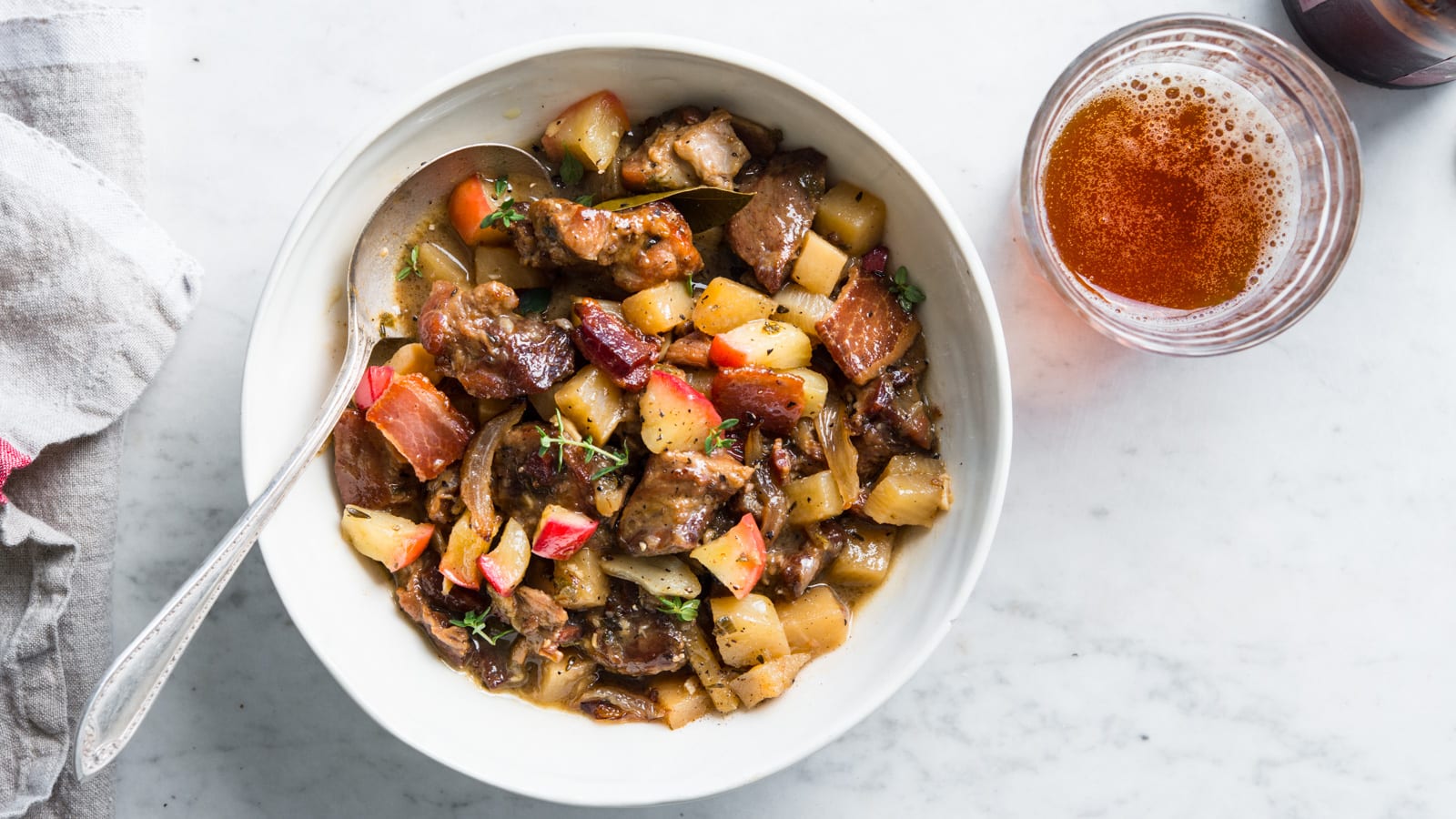 Cinnamon-Smoked Pork & Apple Stew