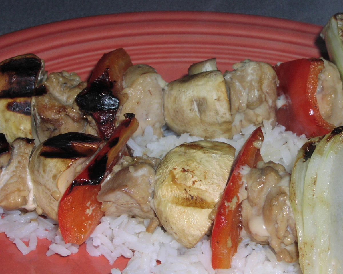 Aperol-Bitter Orange Chicken Skewers