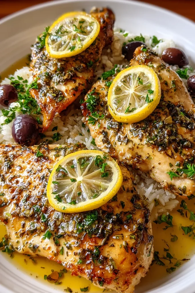 True Mediterranean Lemon-Herb Chicken
