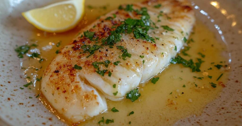 North Dakota Walleye with Lemon-Dill Butter