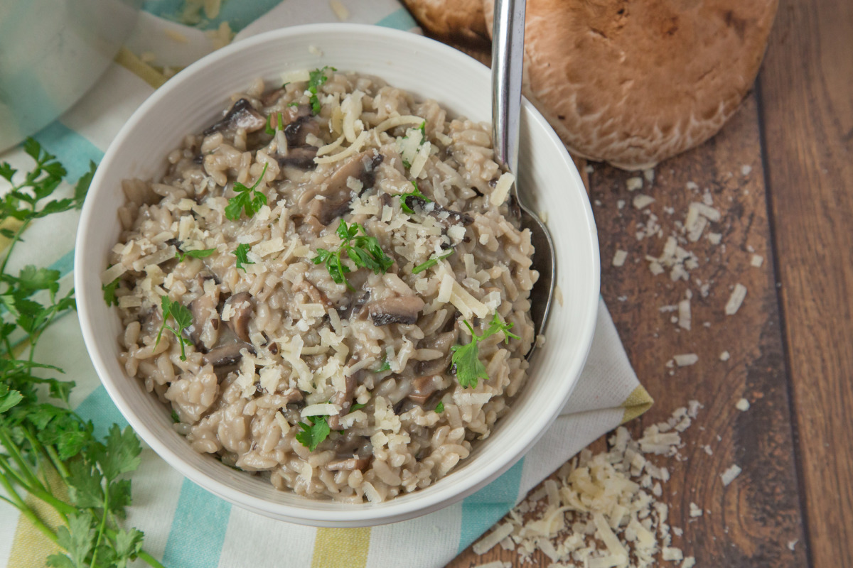 Hidden Power Mushroom Risotto