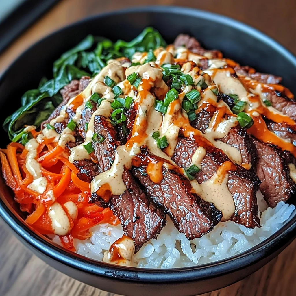 Korean Gochujang Beef Bibimbap