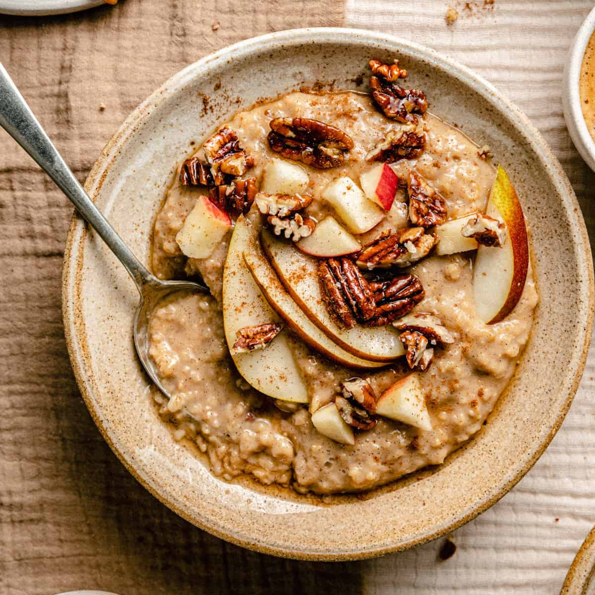 Maple-Bacon Oatmeal with Pecans and Raisins