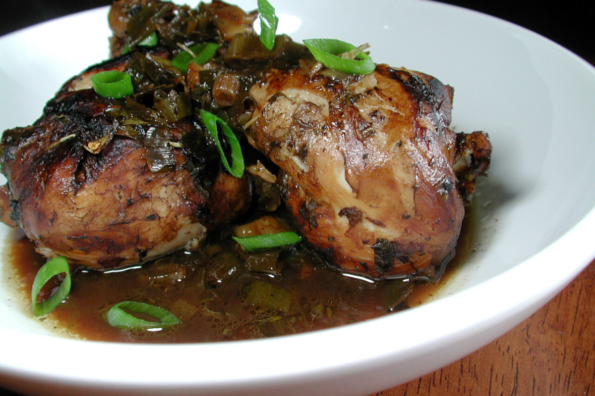 Best Slow-Braised Chicken with Lemon-Herb Crust