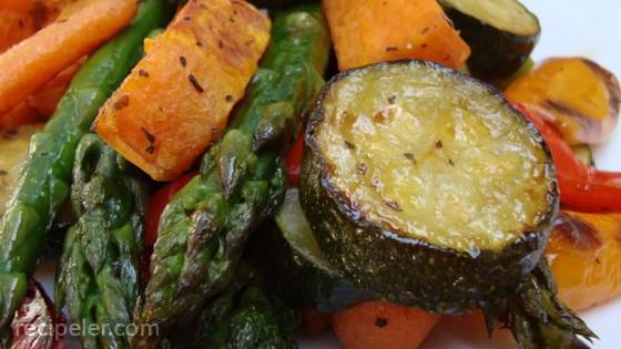 Lemon-Herb Roasted Chickpea & Vegetable Medley