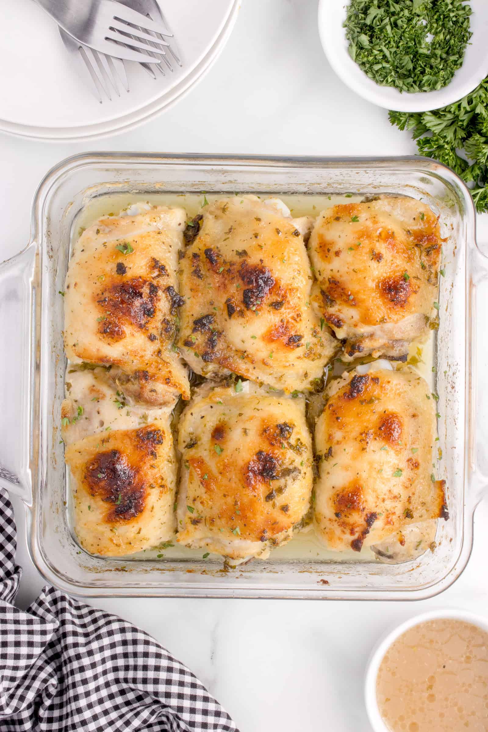 Lemon Herb Pan-Seared Chicken with Crispy Skin